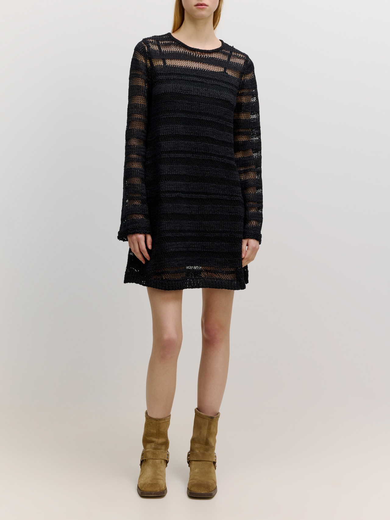 EDITED Producten Jurk 'Colette' Zwart