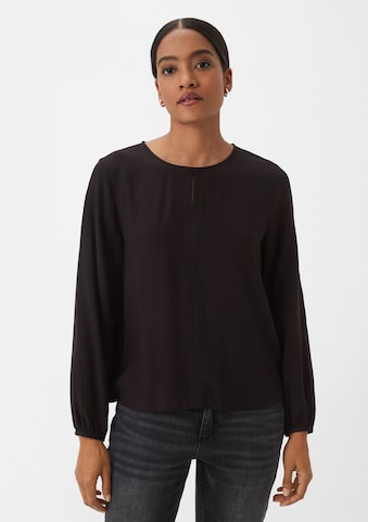 comma casual identity - Blusa em preto: frente