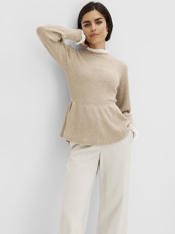 bonprix Tröja i beige