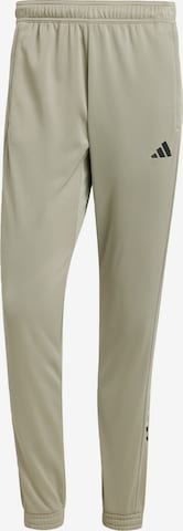 Effilé Pantalon de sport 'Essentials' ADIDAS PERFORMANCE en vert : devant