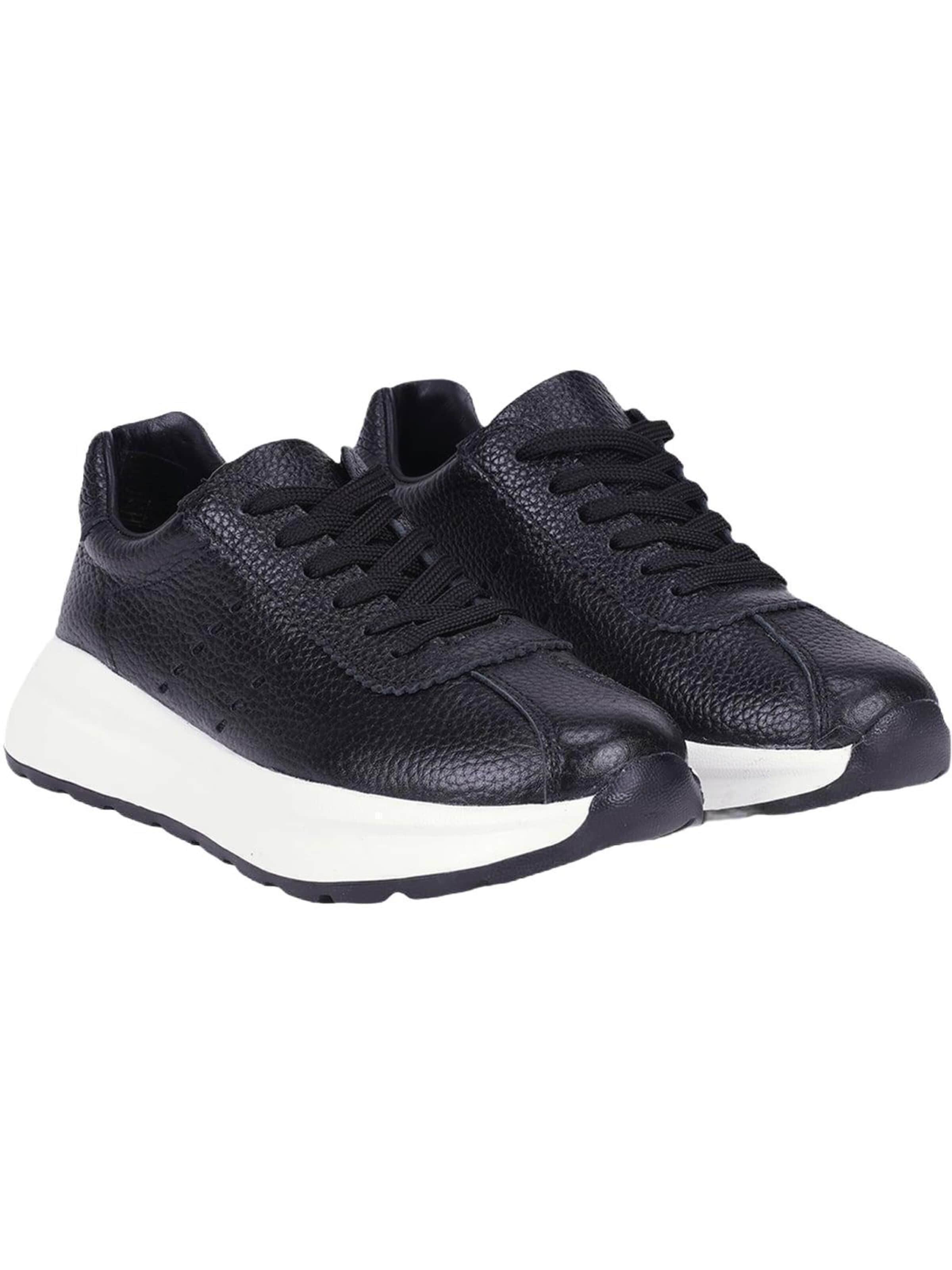 Desa Sneakers 'Plattformtrainer' in Black
