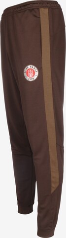 FC St. Pauli Regular Workout Pants 'FC St. Pauli Team' in Brown