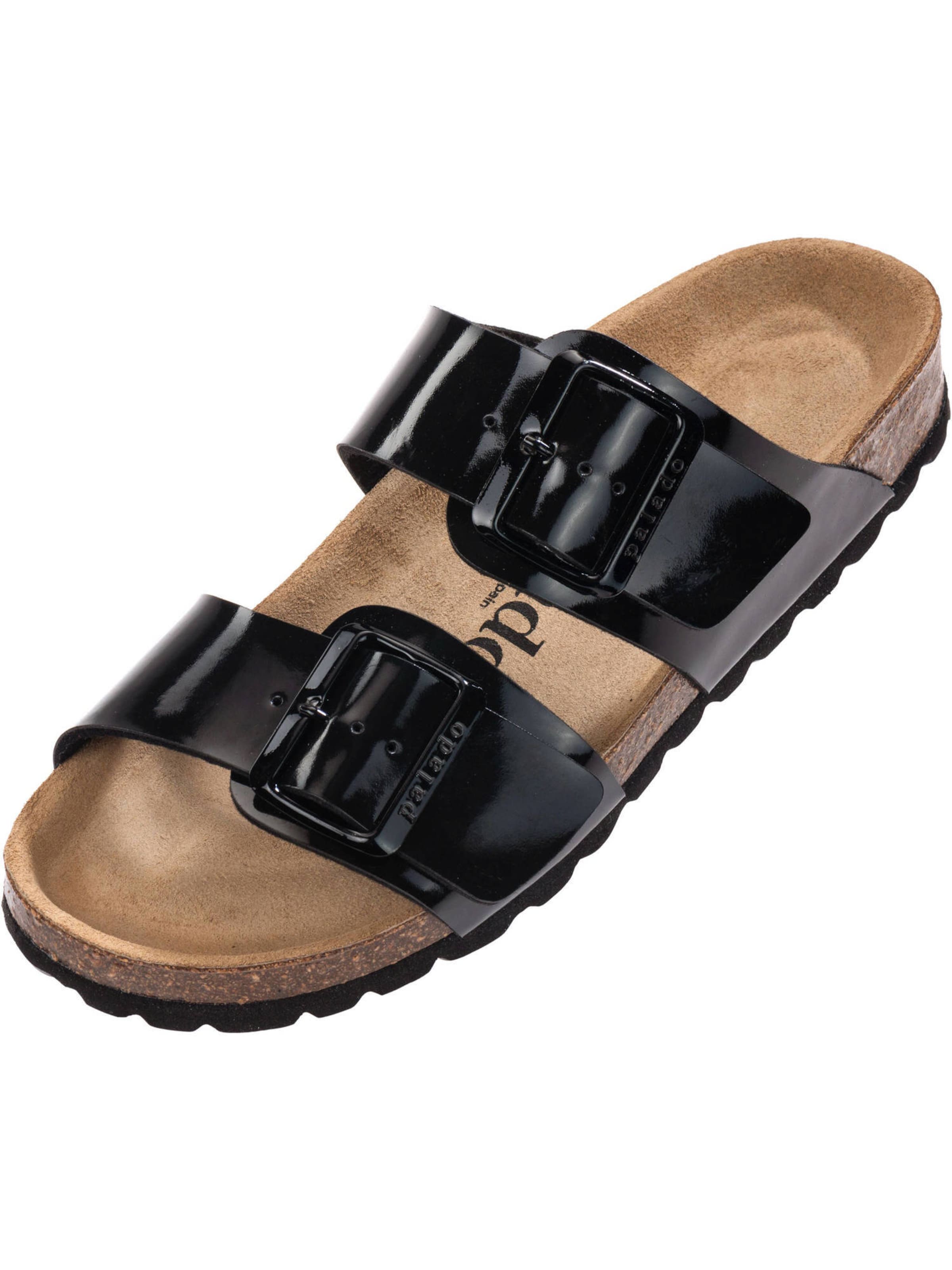 Mule 'Samos EGS' Palado en noir : devant