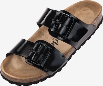 Palado Mules 'Samos EGS' in Black: front