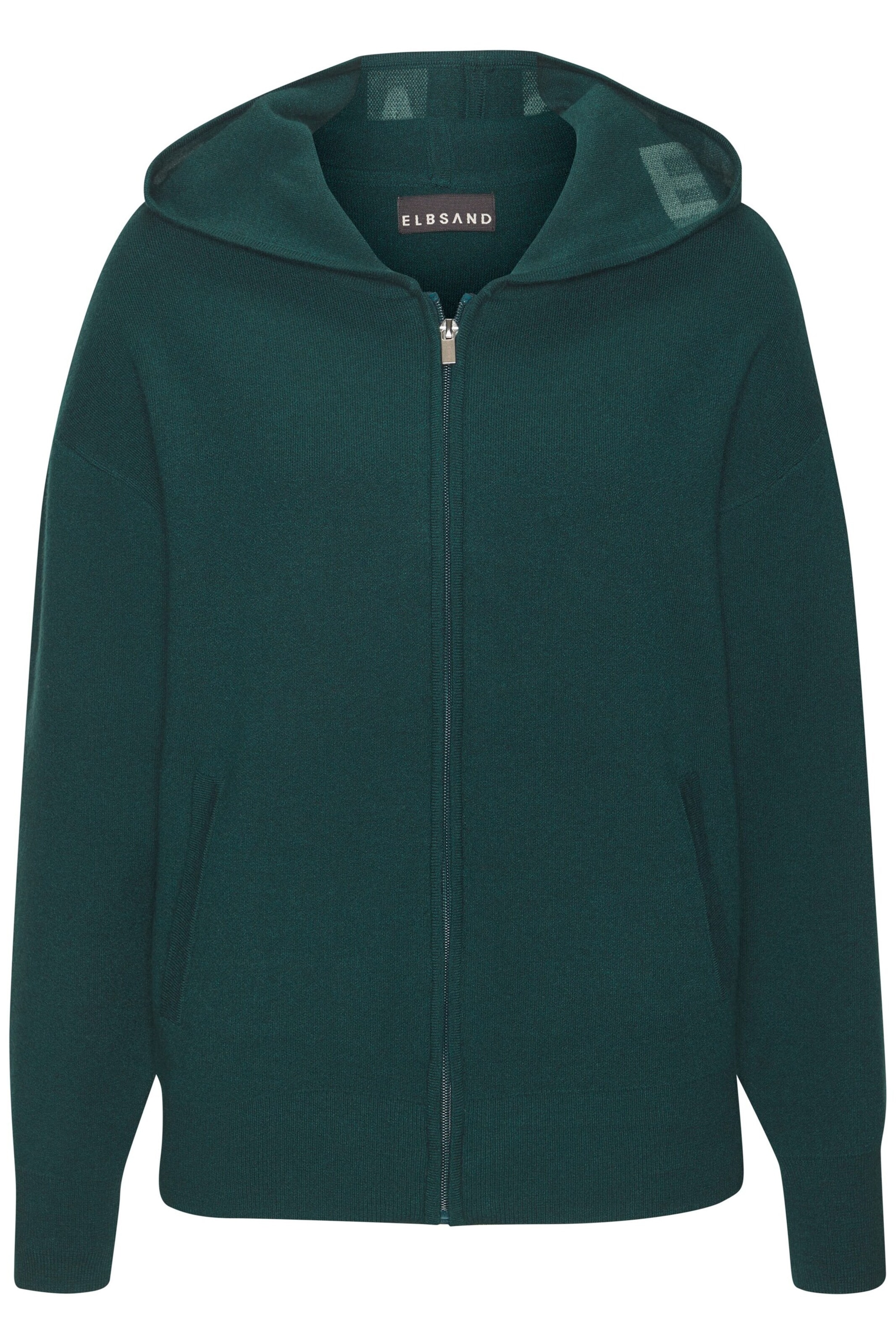 Elbsand Strickjacke in Grün: Vorderseite