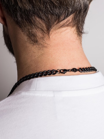 Akitsune Necklace 'Fibra' in Black