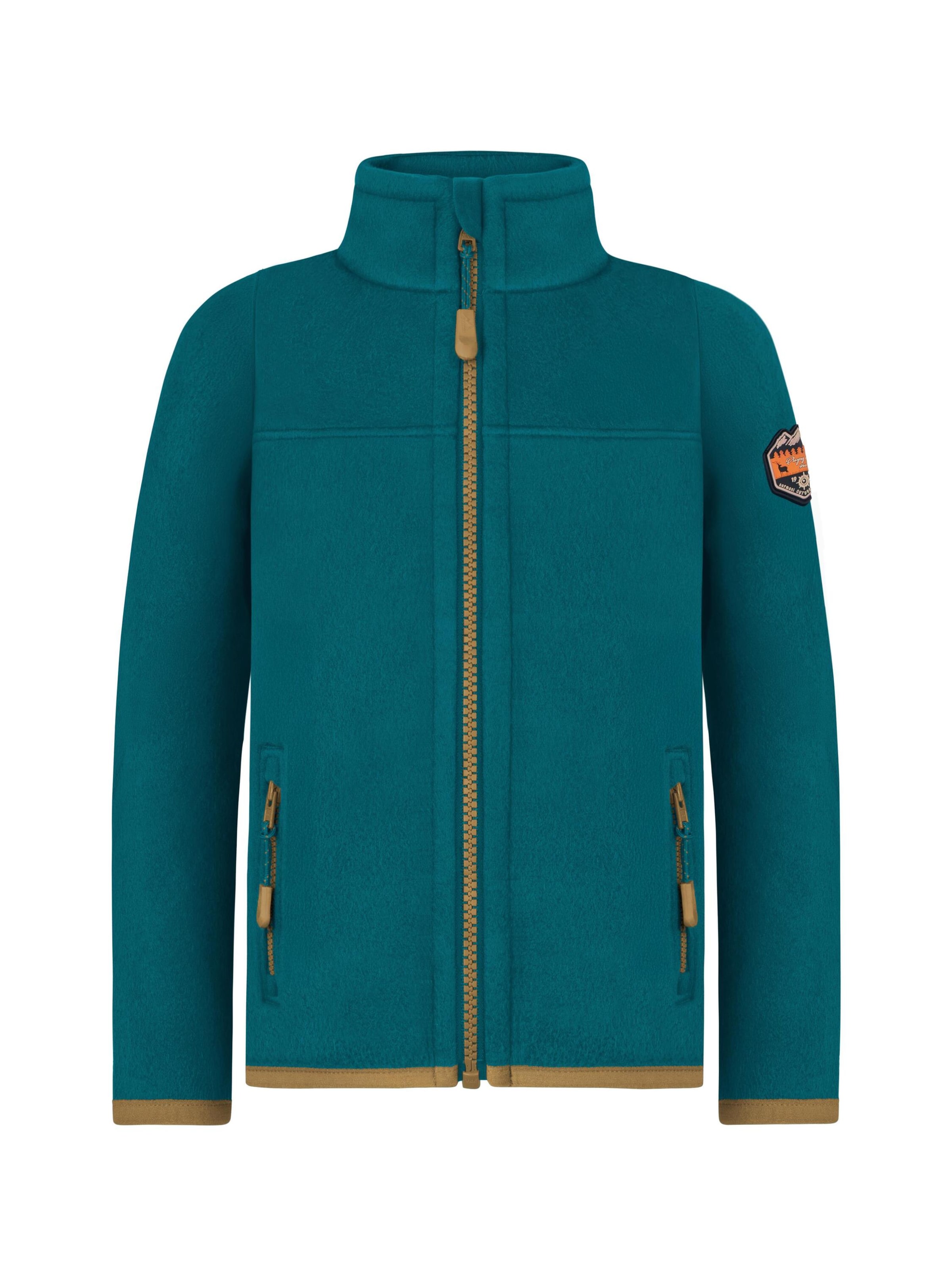 normani Fleecejacke „Venetie“ in Grün: Vorderseite