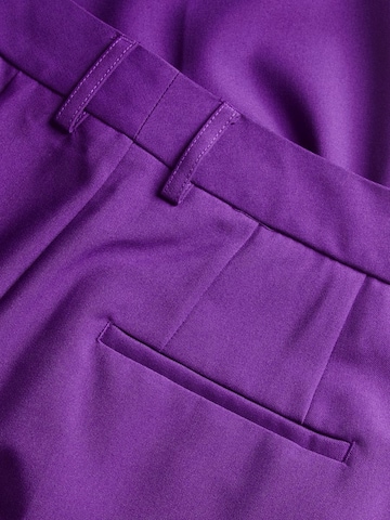 JJXX Loose fit Trousers with creases in Purple