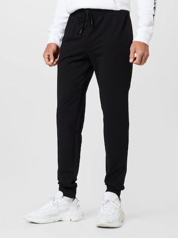 Hackett London Tapered Pants in Black: front