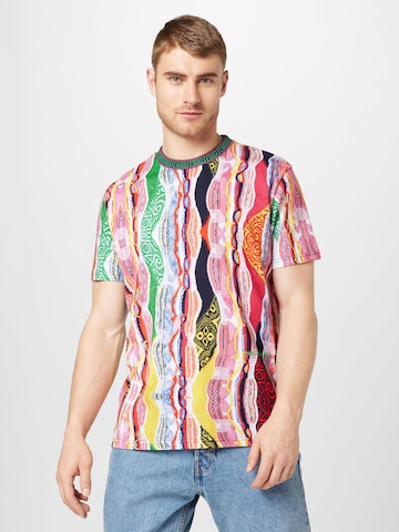 T-Shirt 'De Nicolo' Carlo Colucci en mélange de couleurs : devant
