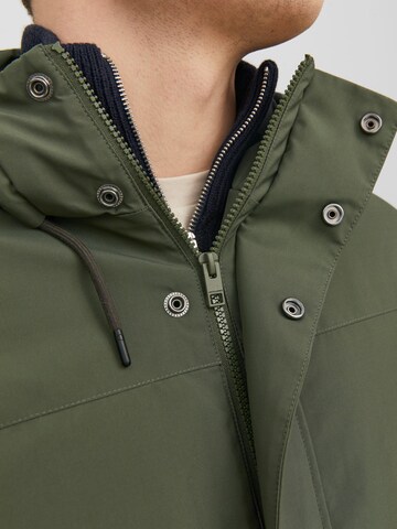 JACK & JONES Winterparka 'Rob' in Groen