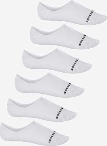 footstar Socks 'EVERYDAY!' in White: front