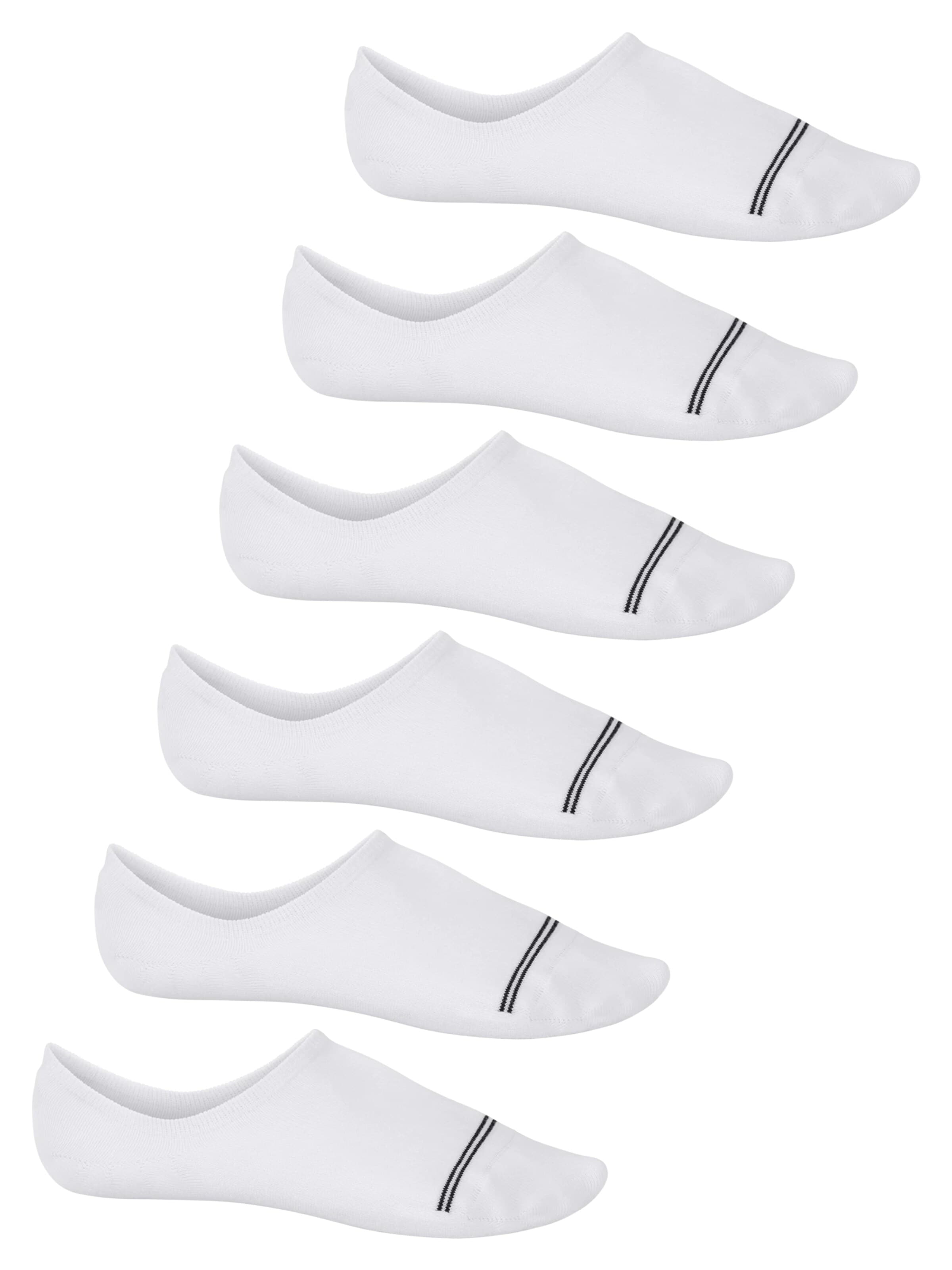 footstar Socks 'EVERYDAY!' in White: front