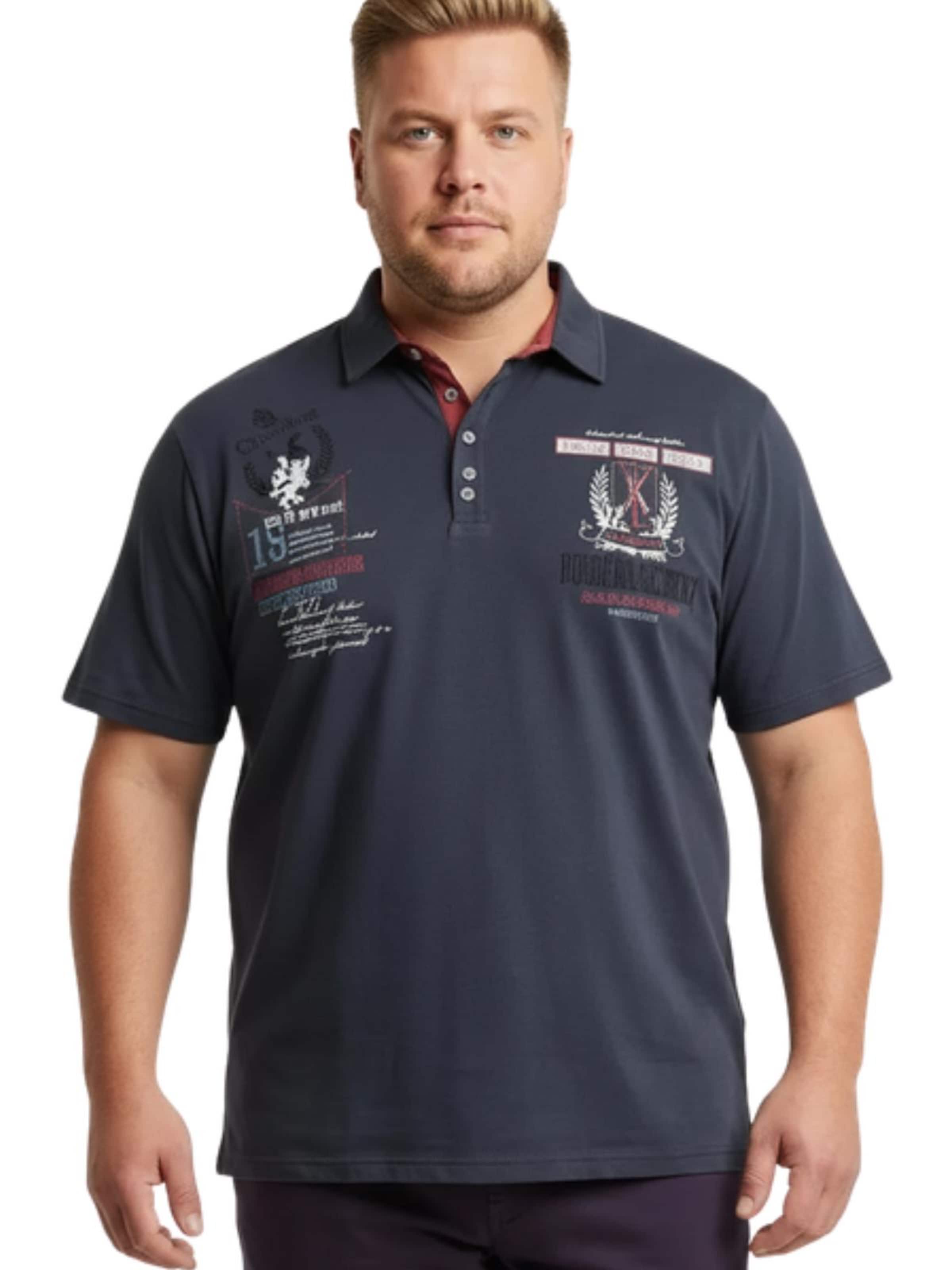 Lavecchia T-shirt 'LV-2038 Übergrößen' i grå: framsida