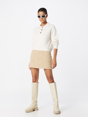 Monki Sweater in White