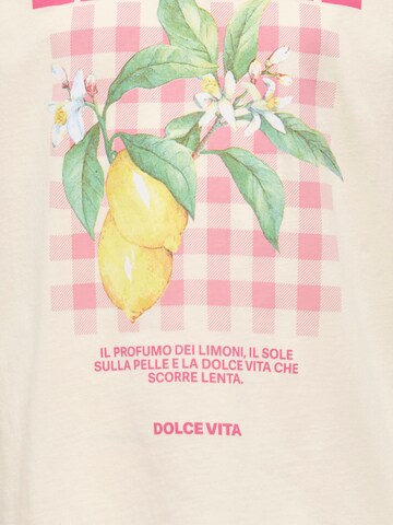 ONLY GIRLS - Camiseta 'KOGCARINA' en beige