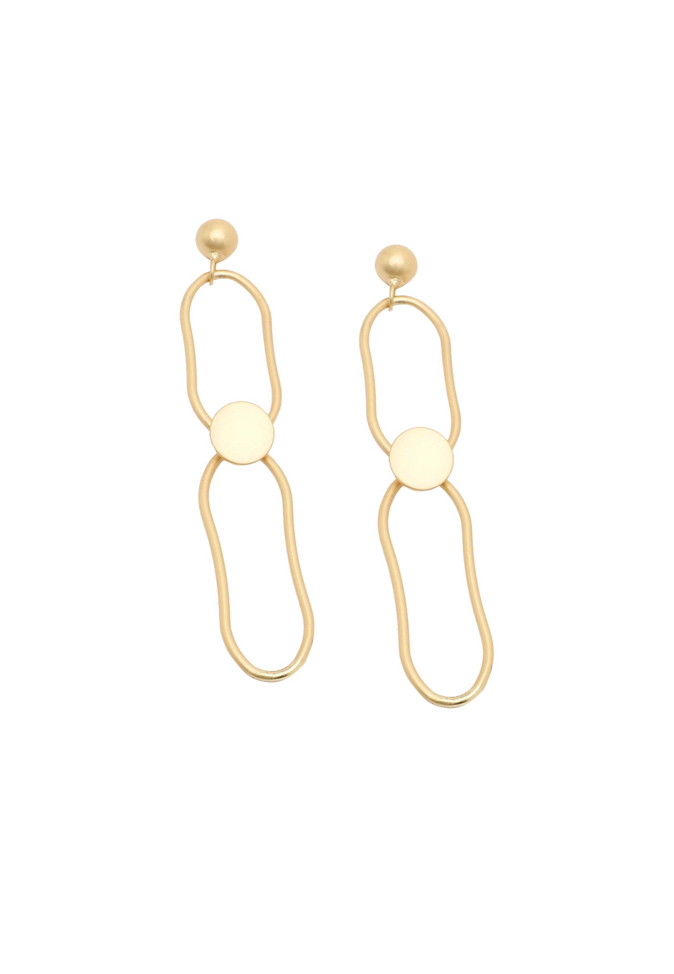 SOHI Серьги 'Cathleen' в Золотой: спереди