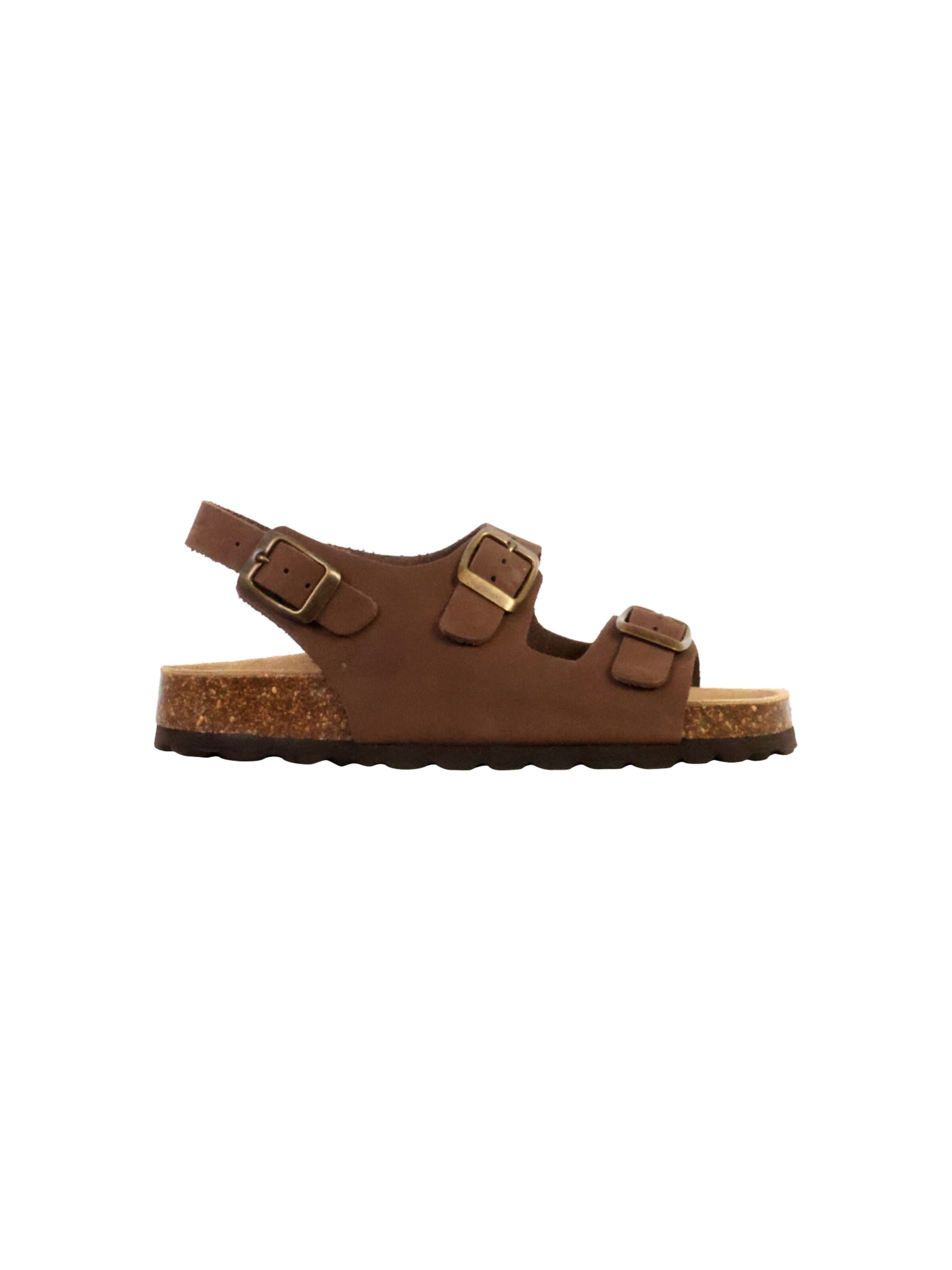 The Divine Factory Huisschoenen 'Kinder-Lederpantolette Noga Mistraly BS Edge' in Bruin