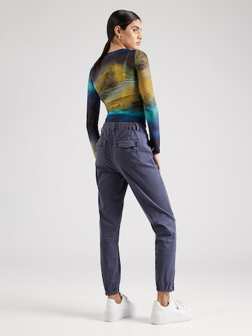 Marks & Spencer Tapered Pants in Blue