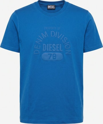 DIESEL Shirt 'T-JUST-E17-OUT' in Blau: Vorderseite