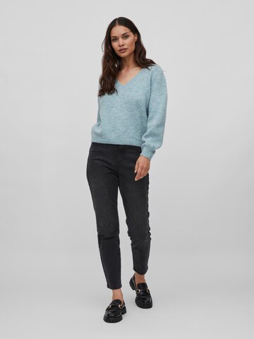 VILA Sweater 'Jamina' in Blue