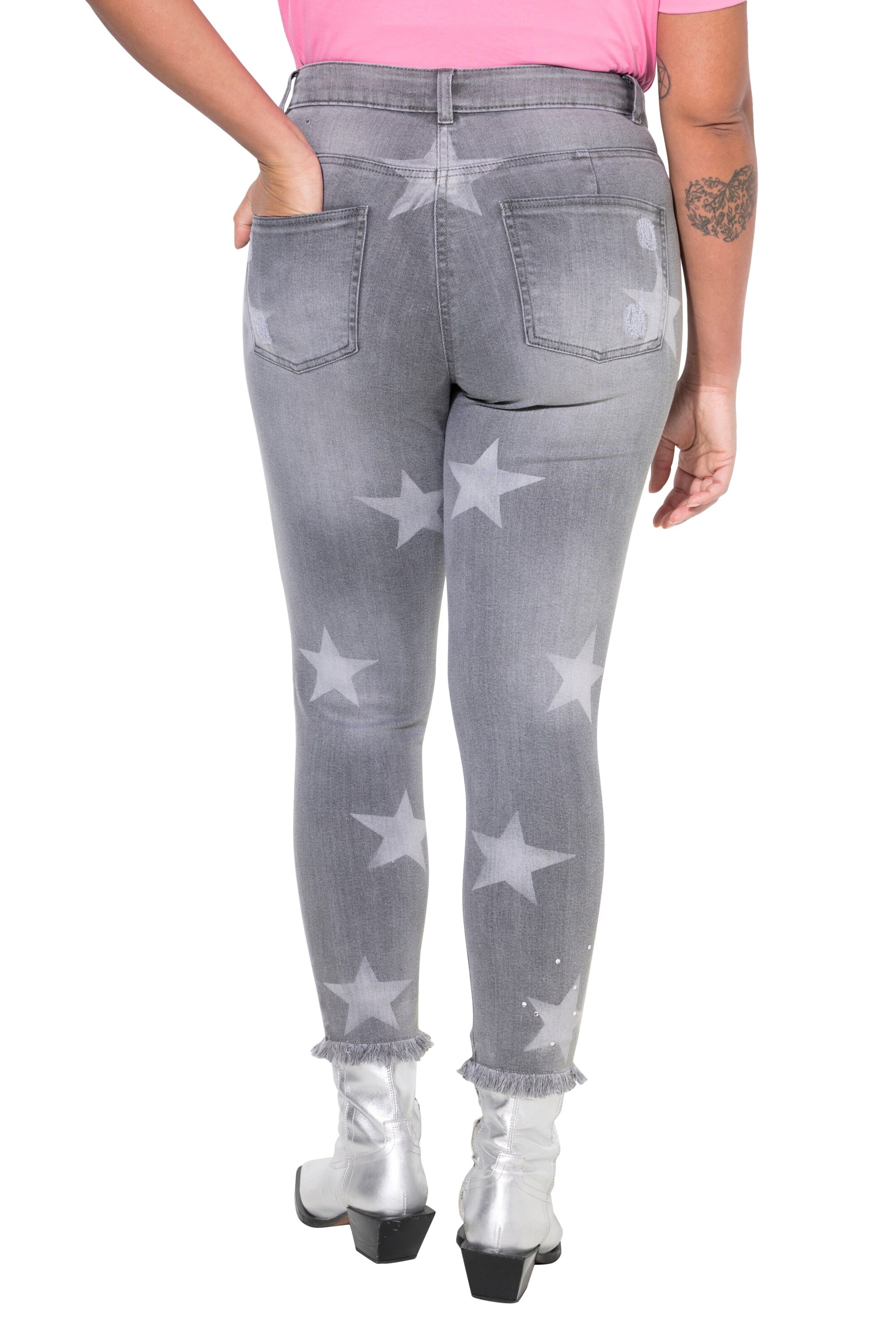 Angel of Style Skinny Jeans in Grey