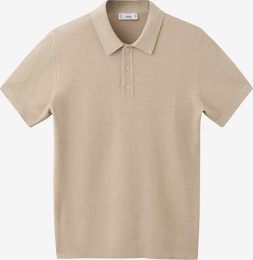 MANGO MAN Poloshirt 'Andrew' in Beige: Vorderseite