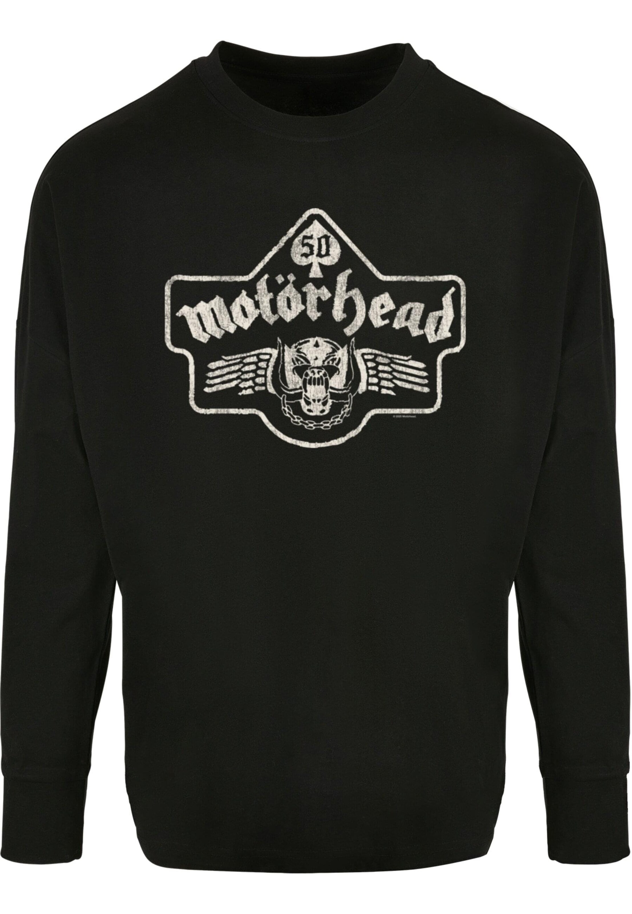 T-Shirt 'Motorhead - 50th Ace Wings' Merchcode en noir : devant