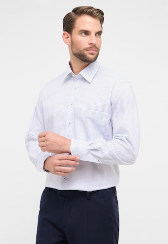 ETERNA Comfort Fit Hemd in Blau: Vorderseite