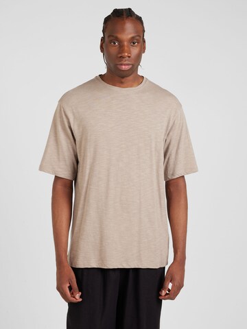 TOPMAN Shirt in Bruin: voorkant