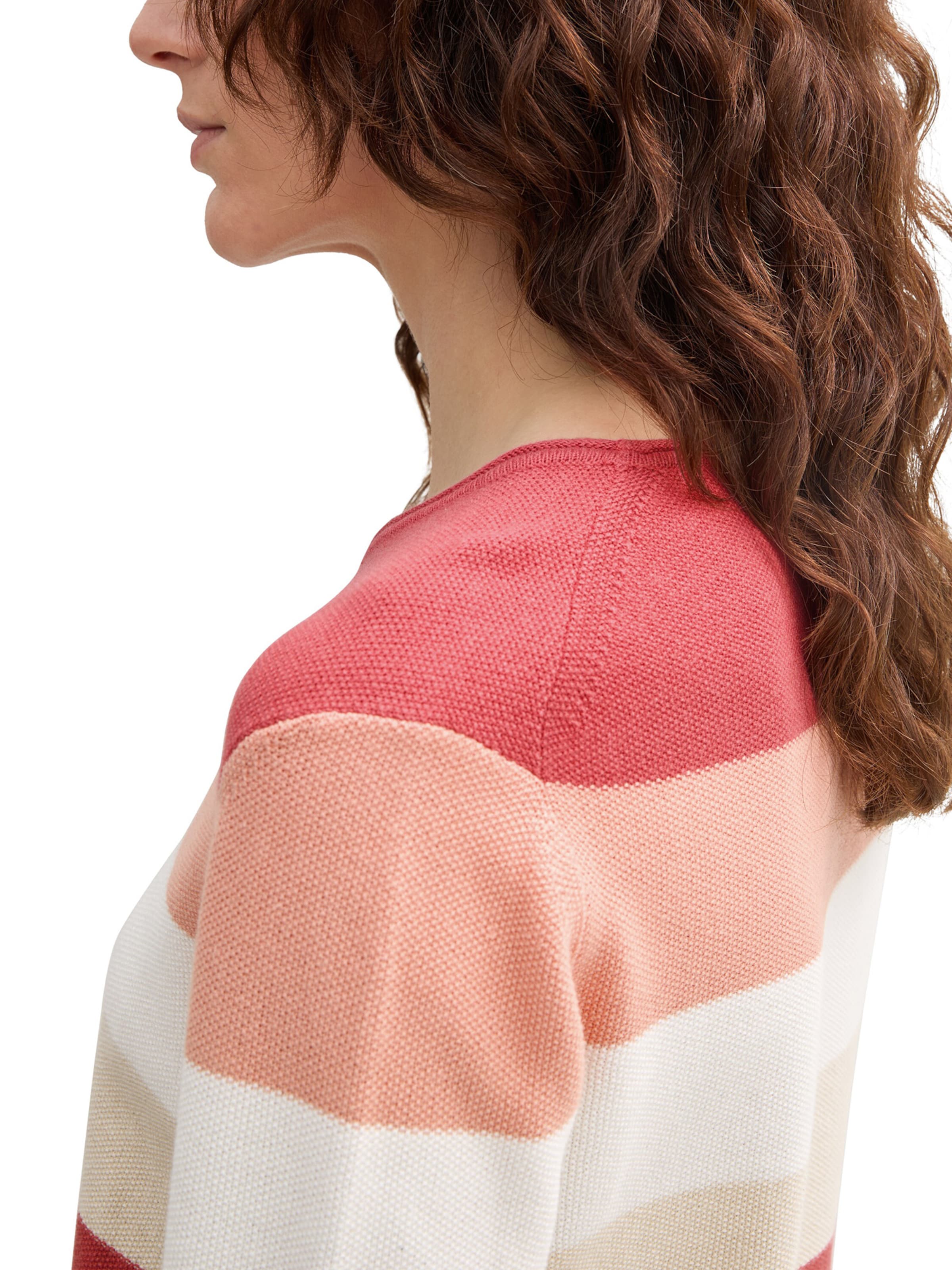 TOM TAILOR Sweater in Red