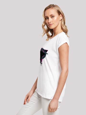 F4NT4STIC Shirt 'Harry Potter Neon Dementors' in White
