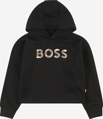 BOSS Kidswear Sweatshirt in Schwarz: predná strana