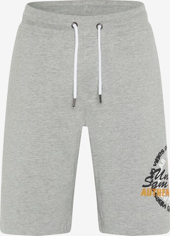 UNCLE SAM Regular Pants in Grey: front