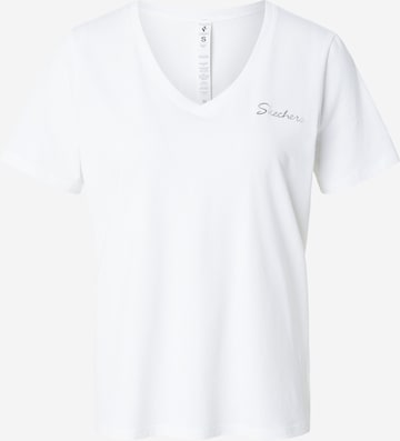 T-shirt SKECHERS en blanc : devant