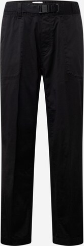 Calvin Klein Jeans Regular Broek in Zwart: voorkant