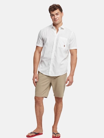 U.S. POLO ASSN. Regular fit Overhemd 'Flori' in Wit