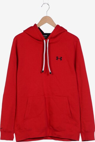 UNDER ARMOUR Sweatshirt & Zip-Up Hoodie in M in Red: front