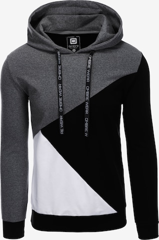 Ombre Sweatshirt 'B1050' in Grey: front