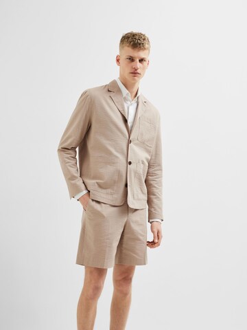 Regular fit Giacca da completo 'Smith' di SELECTED HOMME in beige
