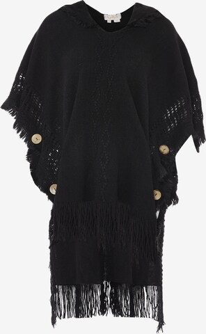 Gaya Cape in Black: front