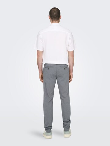 Only & Sons Слим Брюки-чинос 'ONSMark Pete' в Серый