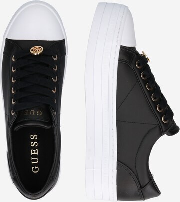 Sneaker low de la GUESS pe negru