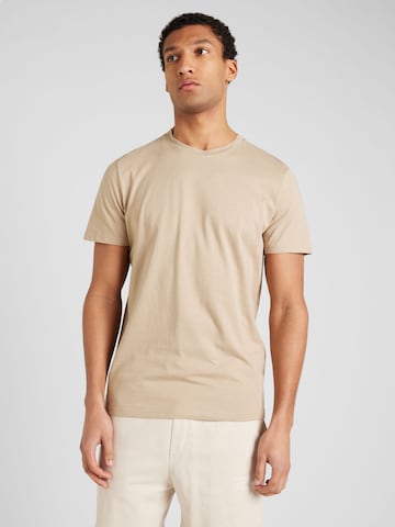 JACK & JONES T-shirt i beige: framsida