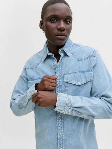 Jacks & Jones Regular Fit Hemd‌‌‌‌‌‌ in Blau