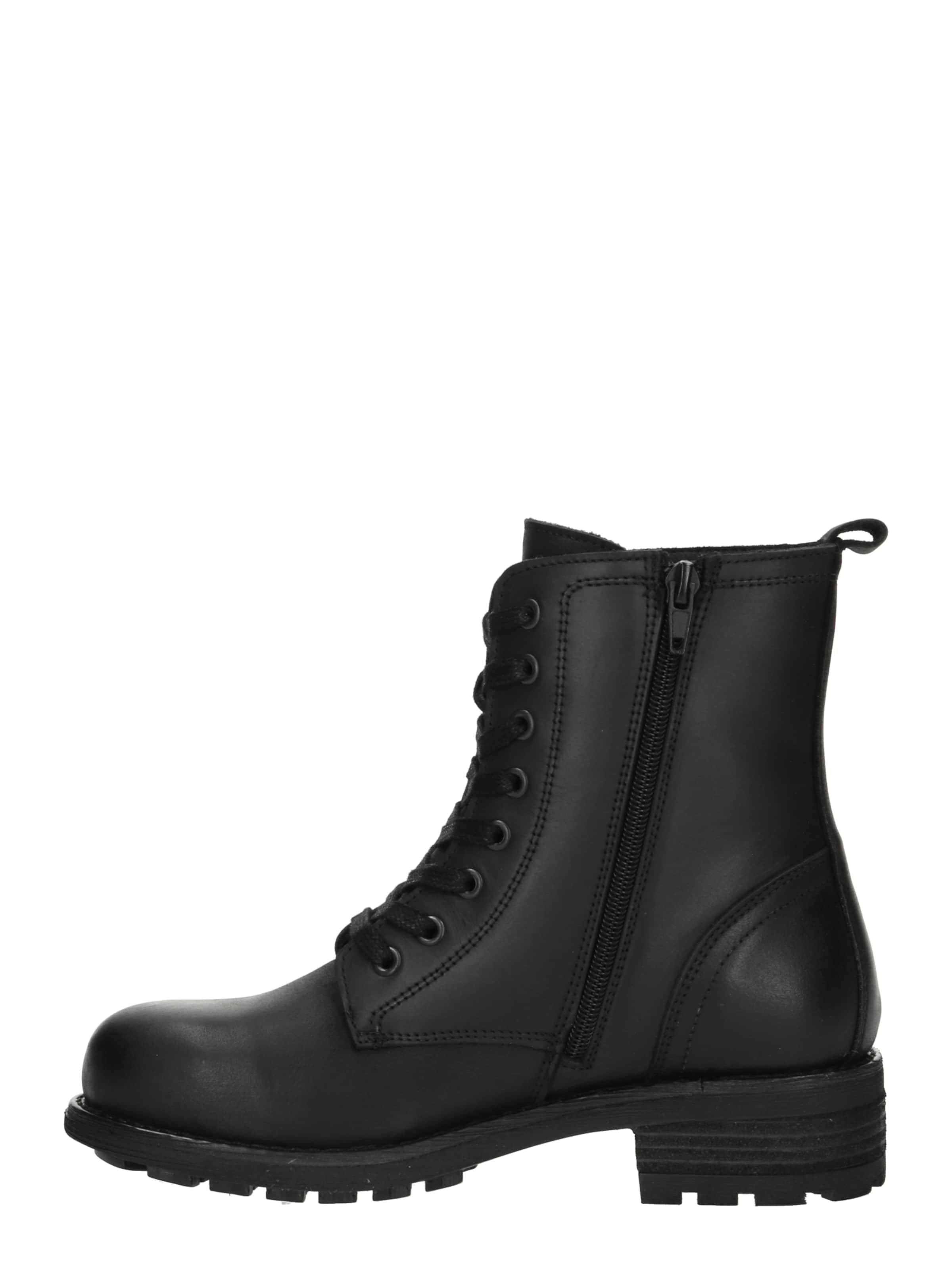 Ca'Shott Snørestøvletter 'KARLA' i sort