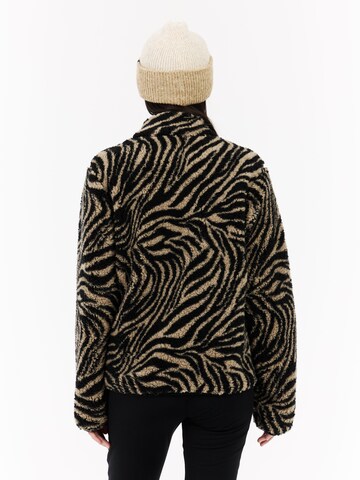 PROTEST Fleece Jacket 'PRTAdele' in Brown: front