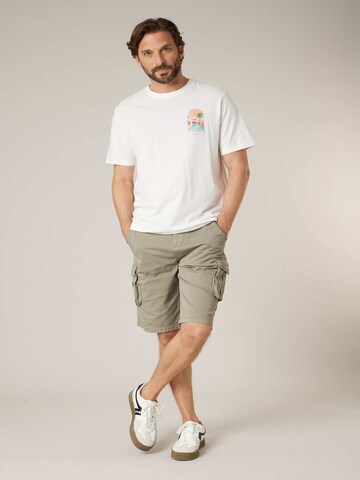 T-Shirt 'Marrakech' Deeluxe en blanc