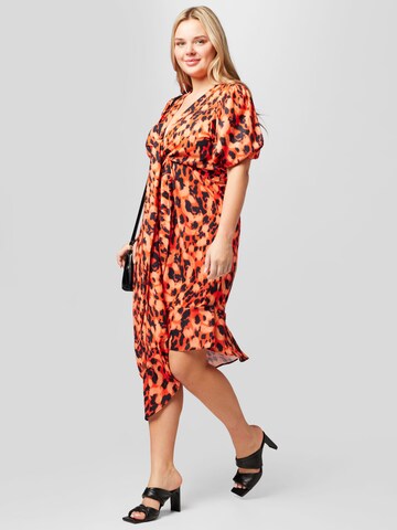 River Island Plus Letné šaty 'PHOEBE' - Oranžová