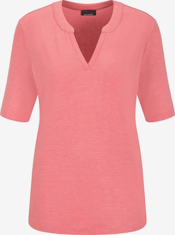 T-shirt Goldner en orange : devant